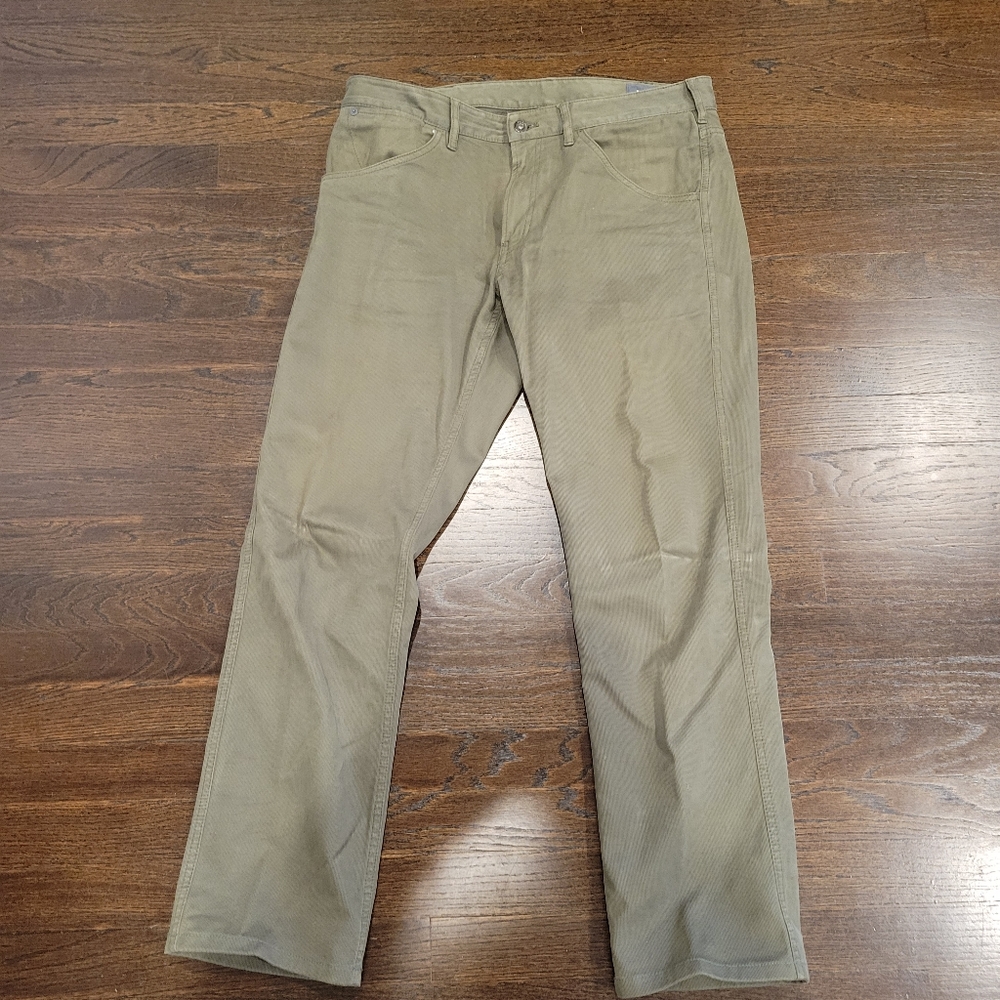 Bonobos straight leg size 32 men's jeans green Khaki